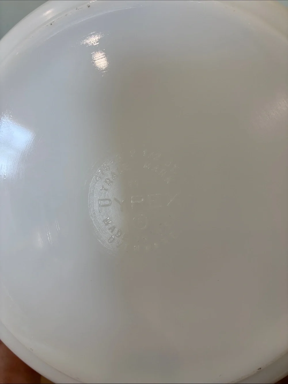 Pyrex Verde Square Flower 475